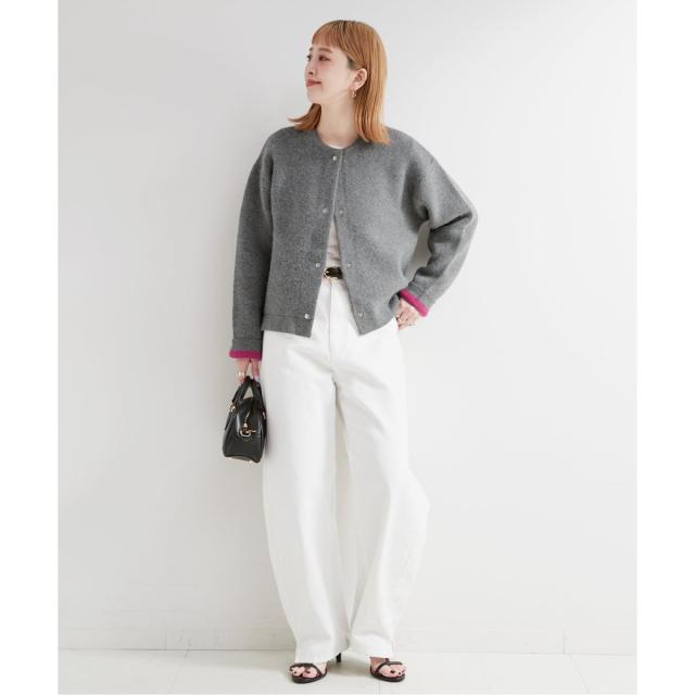 ベーセーストック（B．C STOCK）/《追加3》2層スムース編みニットブルゾン