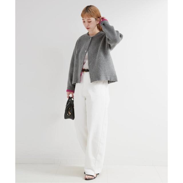 ベーセーストック（B．C STOCK）/《追加3》2層スムース編みニットブルゾン