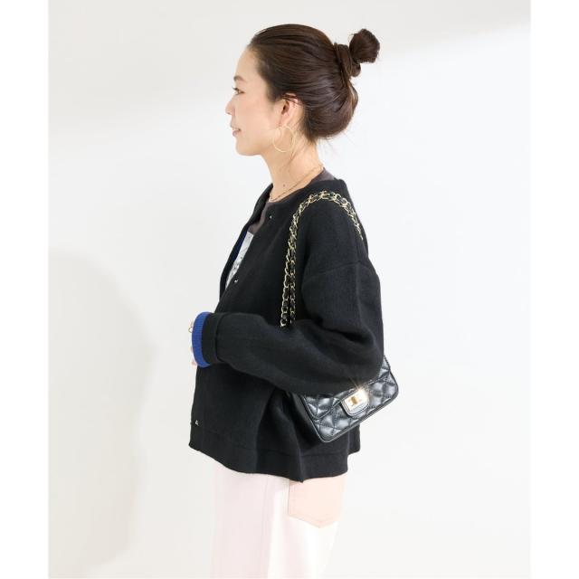 ベーセーストック（B．C STOCK）/《追加4》2層スムース編みニットブルゾン