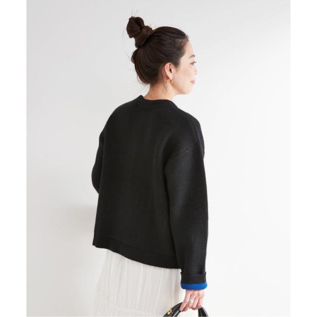 ベーセーストック（B．C STOCK）/《追加4》2層スムース編みニットブルゾン