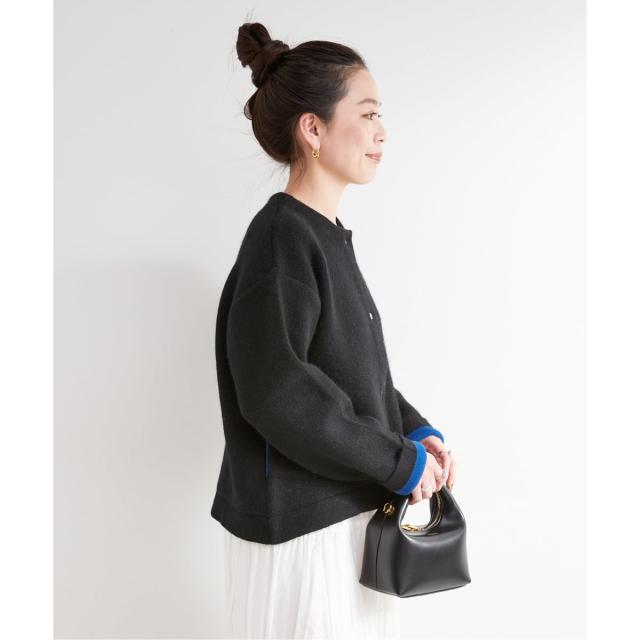 ベーセーストック（B．C STOCK）/《追加4》2層スムース編みニットブルゾン