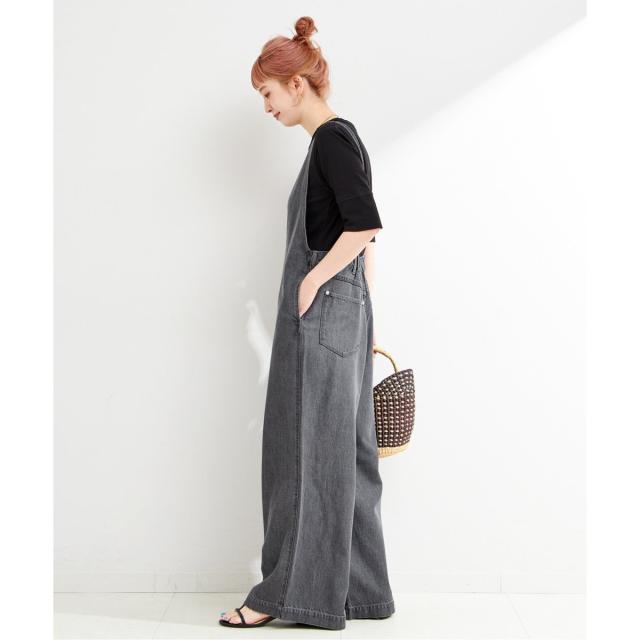 DU JOER デュ ジュール　V NECK SALOPETTE DU JOUR/デュ ジュール V NECK JEAN SALOPETTE（サロペット