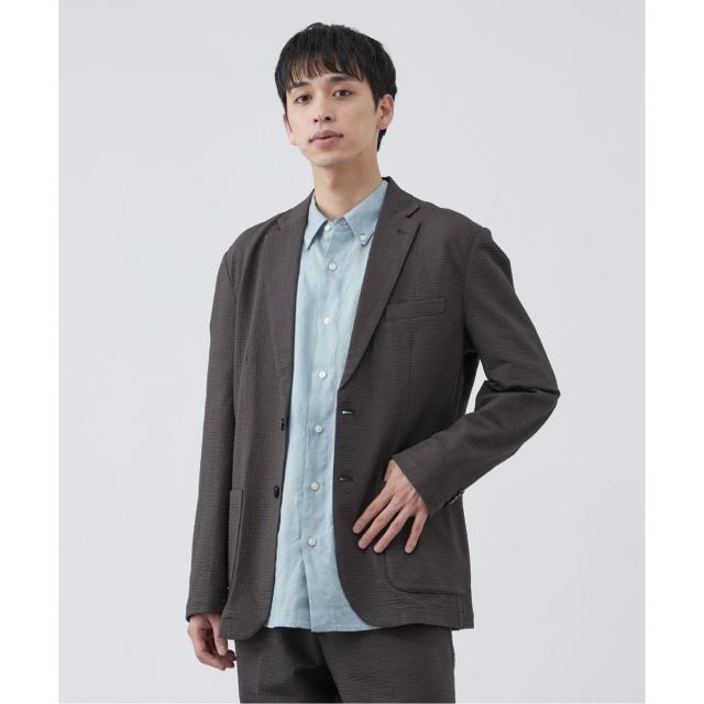 ベーセーストック（B．C STOCK）/シアサッカー ジャージーテーラード