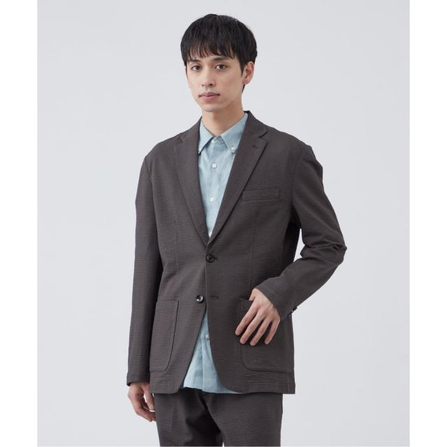 ベーセーストック（B．C STOCK）/シアサッカー ジャージーテーラード