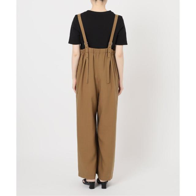 ベーセーストック（B．C STOCK）/《2点セット》手洗い可 / ウォッシャブル / インナー付き深Vサロペット