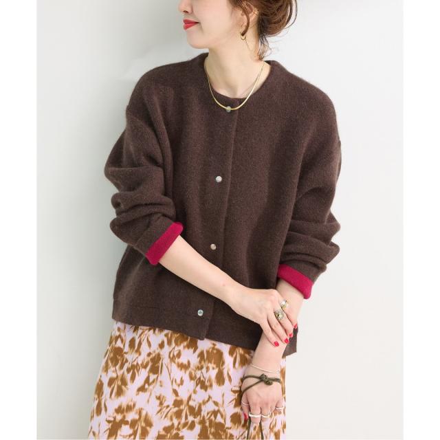 ベーセーストック（B．C STOCK）/2層スムース編みニットブルゾン