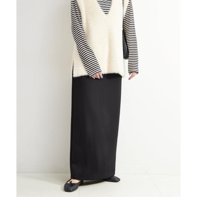 ベーセーストック（B．C STOCK）/《追加2》《2点セット》手洗い可 / ショートシャギーベスト+ダンボールスカート