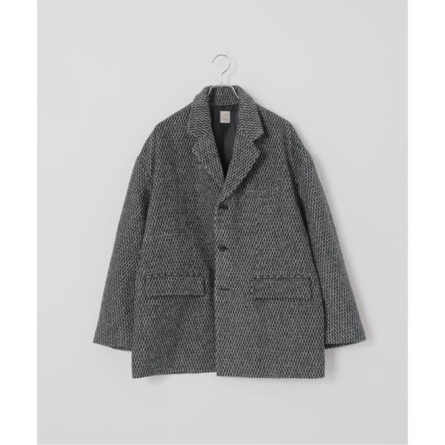 ベーセーストック（B．C STOCK）/【Deux Allures/ドゥ アリュール】テーラーミドル シャギージャケットコート