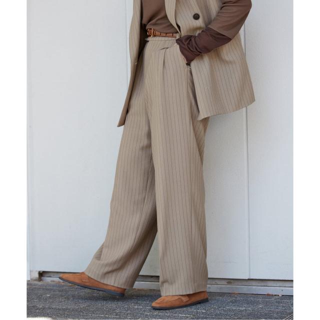 ベーセーストック（B．C STOCK）/《2点セット》手洗い可 / ジレ+2タックパンツセット