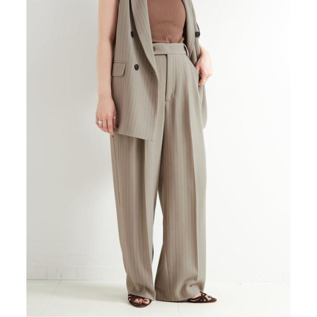 ベーセーストック（B．C STOCK）/《2点セット》手洗い可 / ジレ+2タックパンツセット