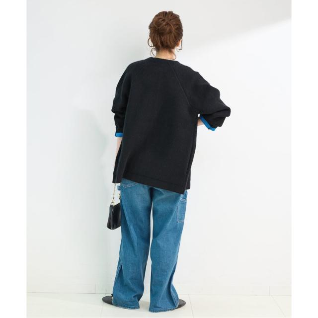 ベーセーストック（B．C STOCK）/《追加2》【WEB限定】2層スムース編みロングカーディガン