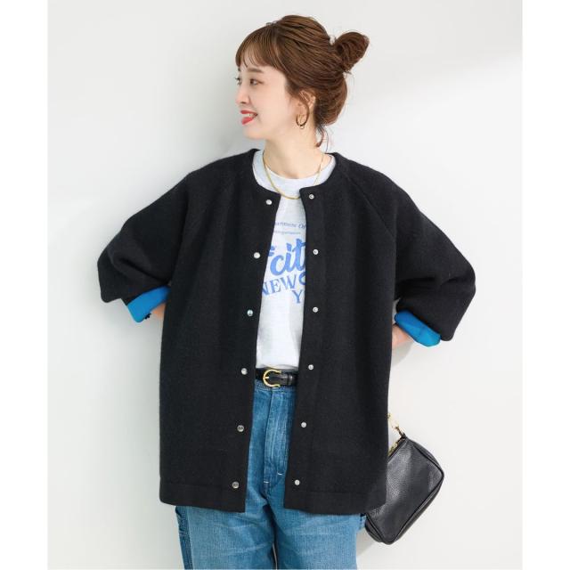 ベーセーストック（B．C STOCK）/《追加2》【WEB限定】2層スムース編みロングカーディガン