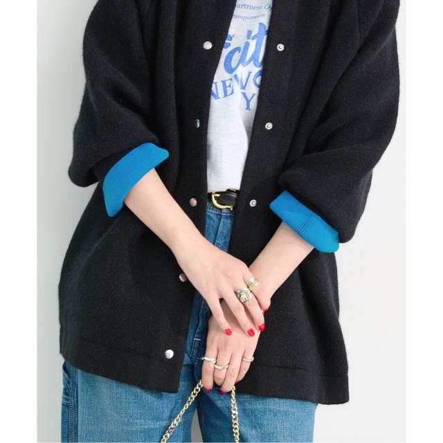 ベーセーストック（B．C STOCK）/《追加3》2層スムース編みロングカーディガン