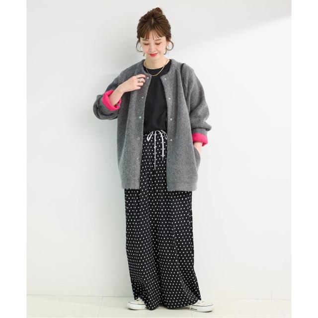 ベーセーストック（B．C STOCK）/《追加3》2層スムース編みロングカーディガン