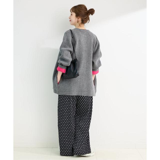 ベーセーストック（B．C STOCK）/《追加3》2層スムース編みロングカーディガン