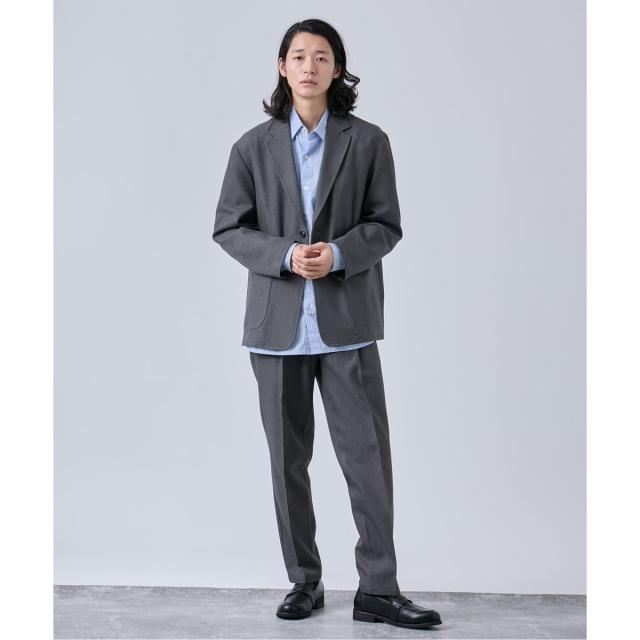 ベーセーストック（B．C STOCK）/《2点セット》ウールライク リラックスジャケット セットアップ