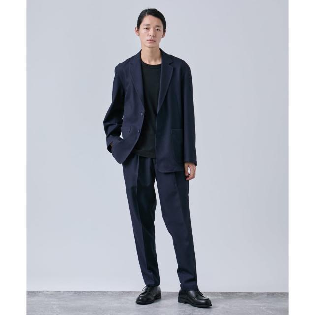 ベーセーストック（B．C STOCK）/《2点セット》ウールライク リラックスジャケット セットアップ