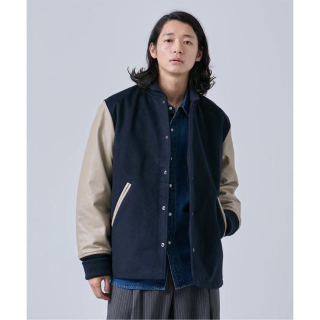 ベーセーストック（B．C STOCK）/タスマニアウール ウインドシャフト バーシティージャケット