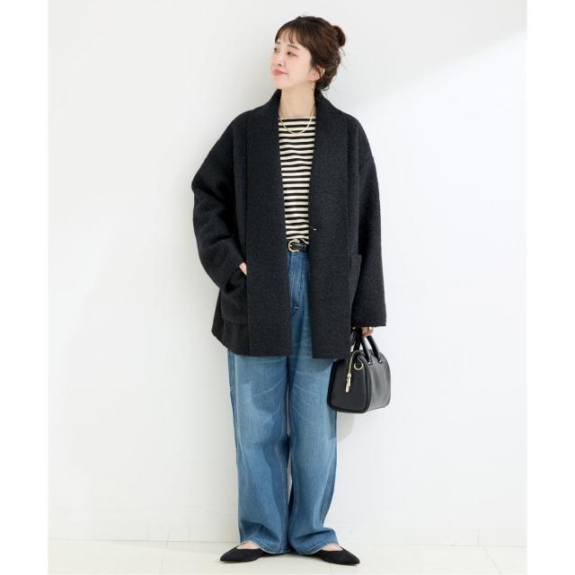 ベーセーストック（B．C STOCK）/《追加》ブークレージャージ着流しコート