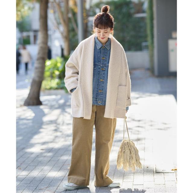 ベーセーストック（B．C STOCK）/《追加》ブークレージャージ着流しコート