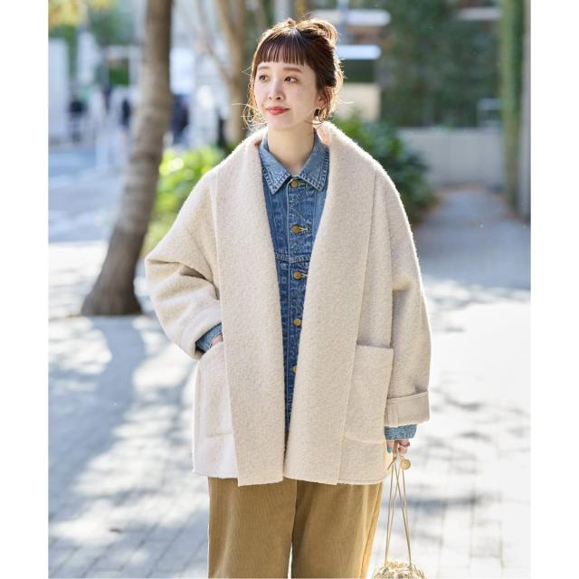 ベーセーストック（B．C STOCK）/《追加》ブークレージャージ着流しコート