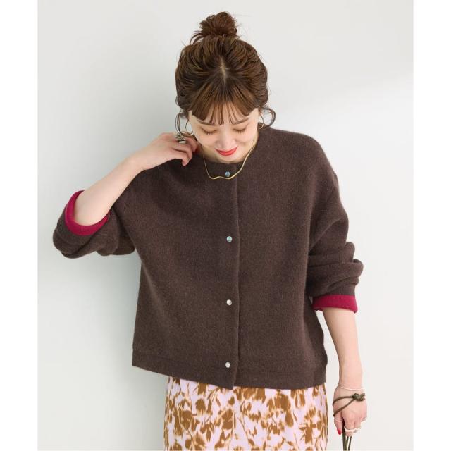 ベーセーストック（B．C STOCK）/《追加2》2層スムース編みニットブルゾン