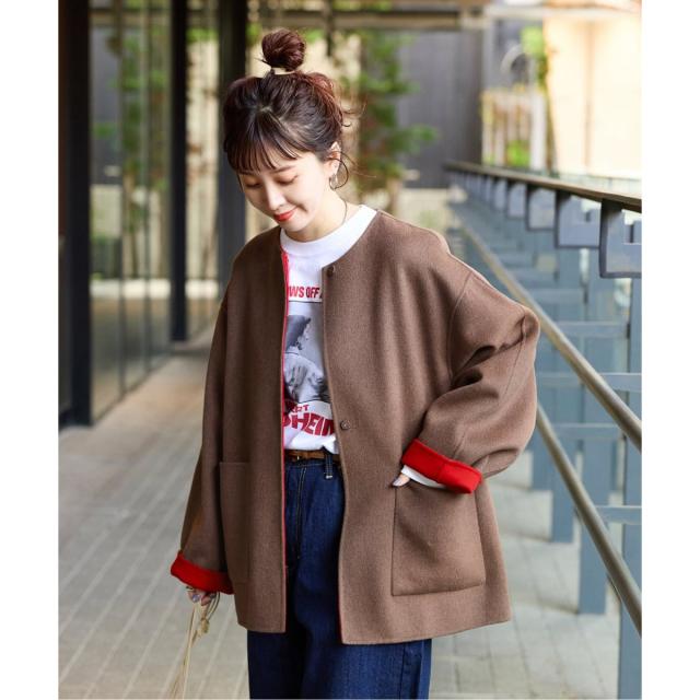 【NEW】ベーセーストック（B．C STOCK）/《追加》S120ブレンドショート丈リバーシブルコート