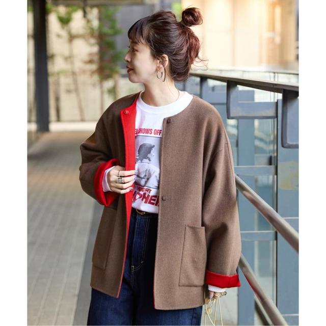 【NEW】ベーセーストック（B．C STOCK）/《追加》S120ブレンドショート丈リバーシブルコート