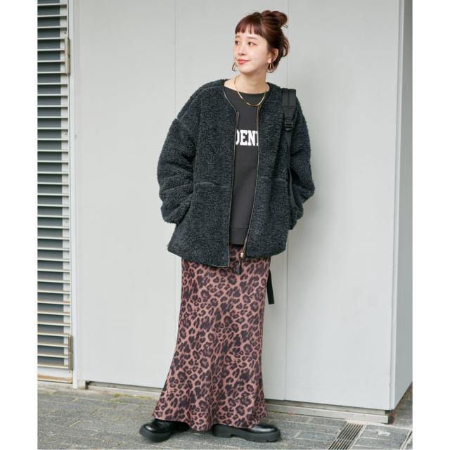 【NEW】ベーセーストック（B．C STOCK）/《S/Mサイズ展開》ボアパイピングブルゾン2