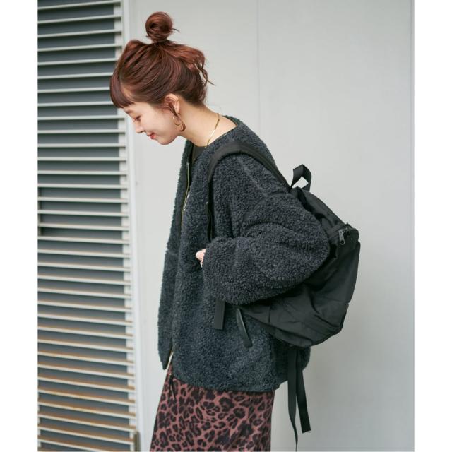 【NEW】ベーセーストック（B．C STOCK）/《S/Mサイズ展開》ボアパイピングブルゾン2