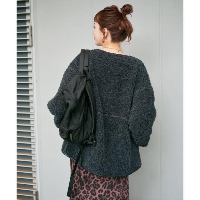 【NEW】ベーセーストック（B．C STOCK）/《S/Mサイズ展開》ボアパイピングブルゾン2