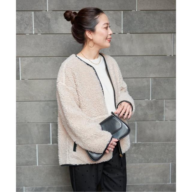 【NEW】ベーセーストック（B．C STOCK）/《S/Mサイズ展開》ボアパイピングブルゾン2