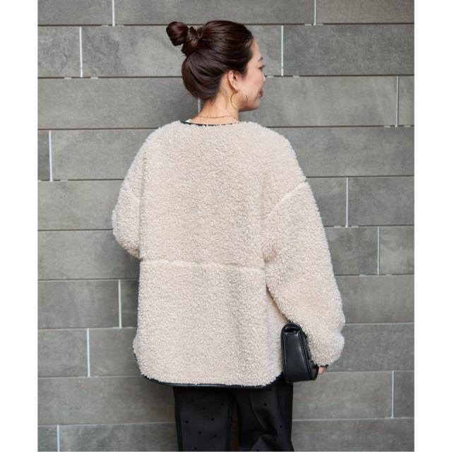 【NEW】ベーセーストック（B．C STOCK）/《S/Mサイズ展開》ボアパイピングブルゾン2