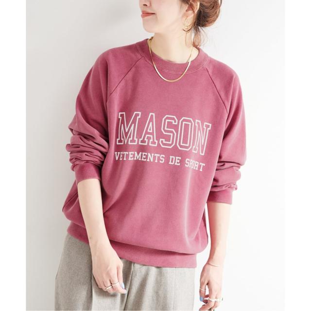 【NEW】ベーセーストック（B．C STOCK）/《追加》【WEB限定】athletic wear MASON / 別注 ロゴスウェット