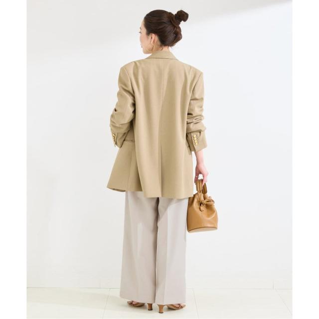 ベーセーストック（B．C STOCK）/《予約》手洗い可 / ワイドストレートセンタープレスパンツ