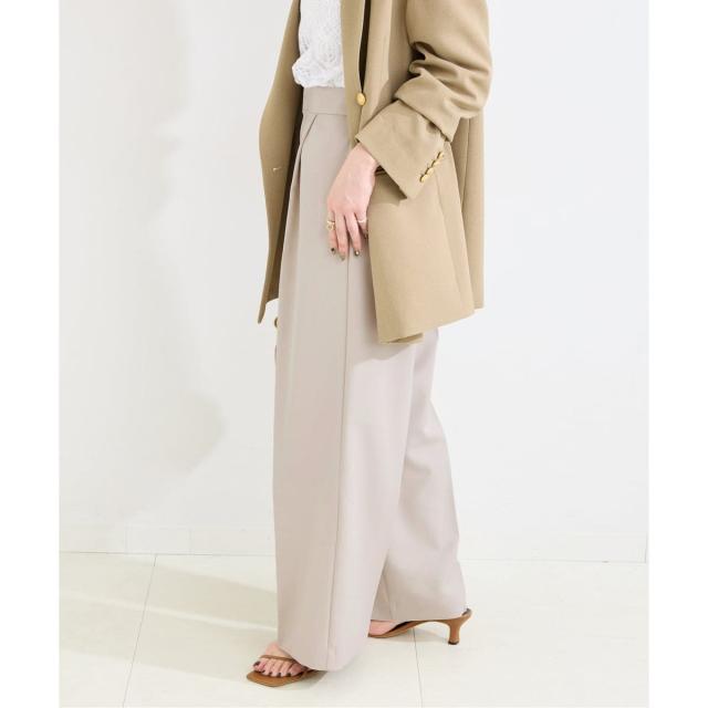 ベーセーストック（B．C STOCK）/《予約》手洗い可 / ワイドストレートセンタープレスパンツ