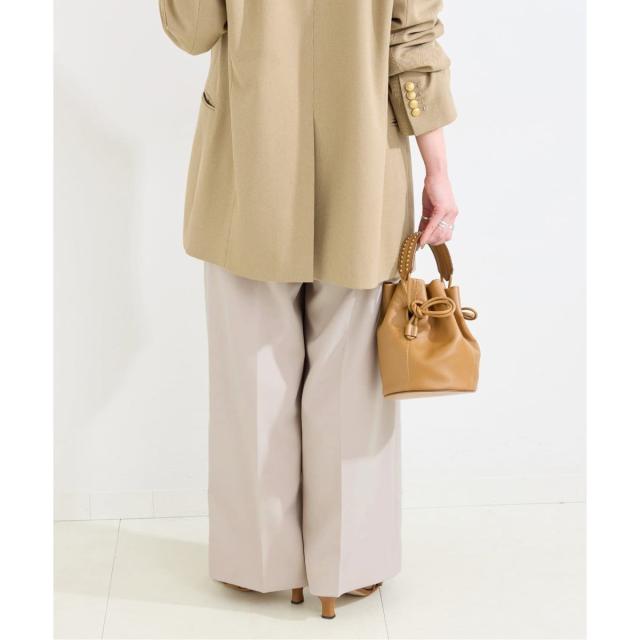 ベーセーストック（B．C STOCK）/《予約》手洗い可 / ワイドストレートセンタープレスパンツ