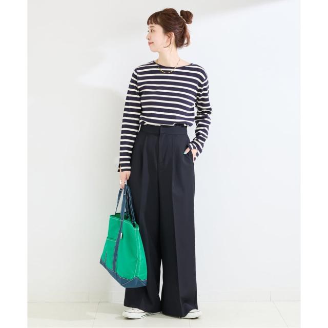 ベーセーストック（B．C STOCK）/《予約》手洗い可 / ワイドストレートセンタープレスパンツ