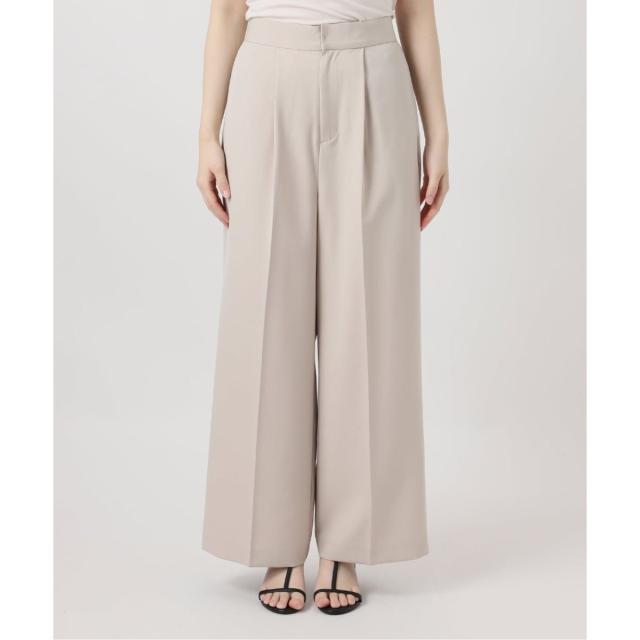 ベーセーストック（B．C STOCK）/《予約》手洗い可 / ワイドストレートセンタープレスパンツ