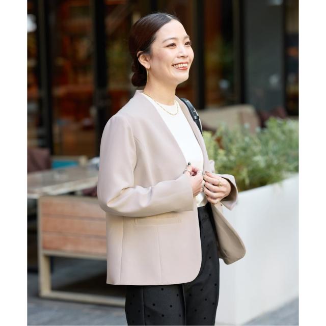 ベーセーストック（B．C STOCK）/《予約》手洗い可 / T/R ダブルクロス ジャケット