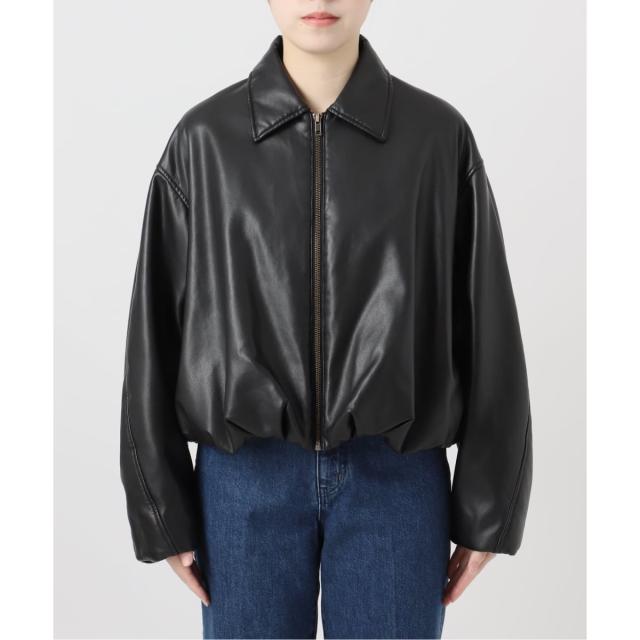 ベーセーストック（B．C STOCK）/《予約》レザーライクブルゾン