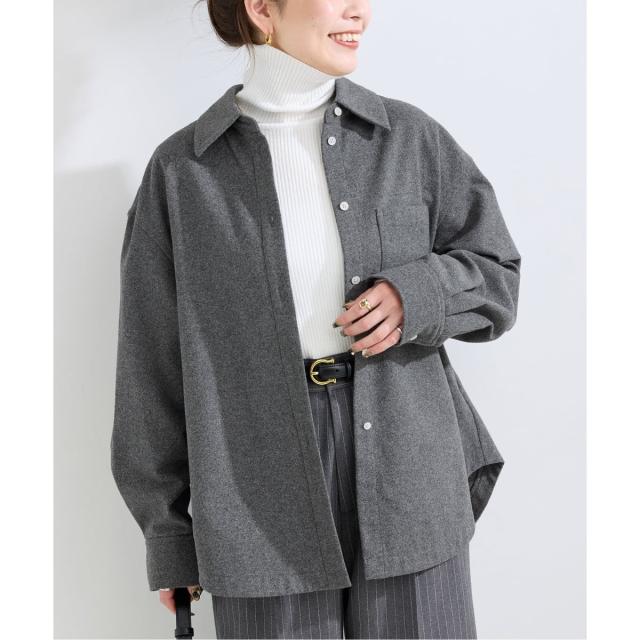 【NEW】ベーセーストック（B．C STOCK）/手洗い可 / フラノレイヤードライクシャツ