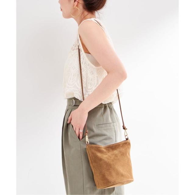 【NEW】ベーセーストック（B．C STOCK）/《追加2》【WEB限定】AULENTTI/オウレンティ スウェードショルダーバッグ