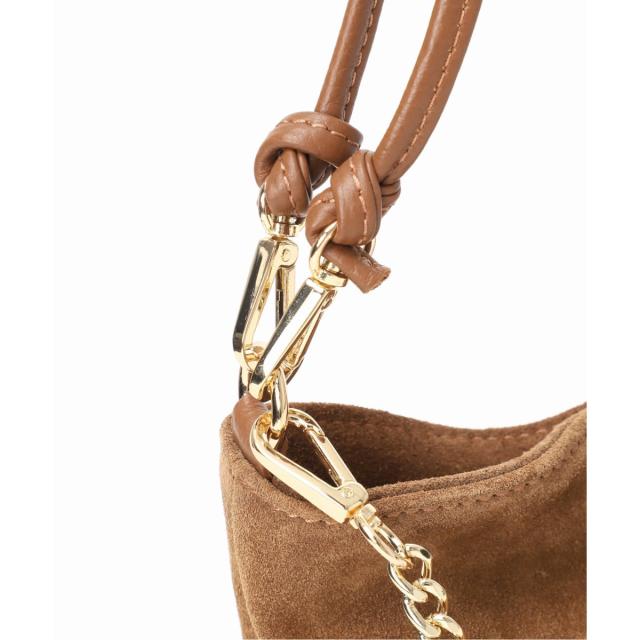 【NEW】ベーセーストック（B．C STOCK）/《追加2》【WEB限定】AULENTTI/オウレンティ スウェードショルダーバッグ