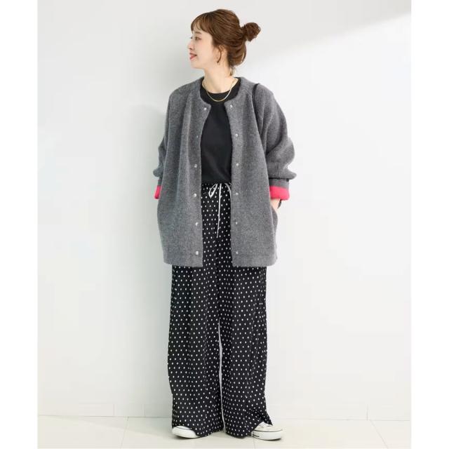 【NEW】ベーセーストック（B．C STOCK）/《追加4》2層スムース編みロングカーディガン