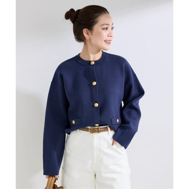 ベーセーストック（B．C STOCK）/手洗い可 / ミラノリブカーディガン