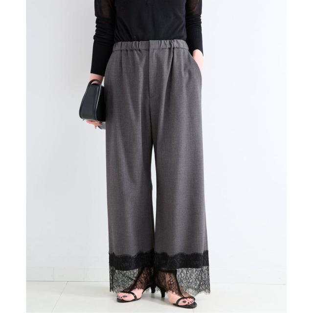 ベーセーストック（B．C STOCK）/《予約》【一部WEB限定カラーあり】手洗い可 / レースヘムパンツ