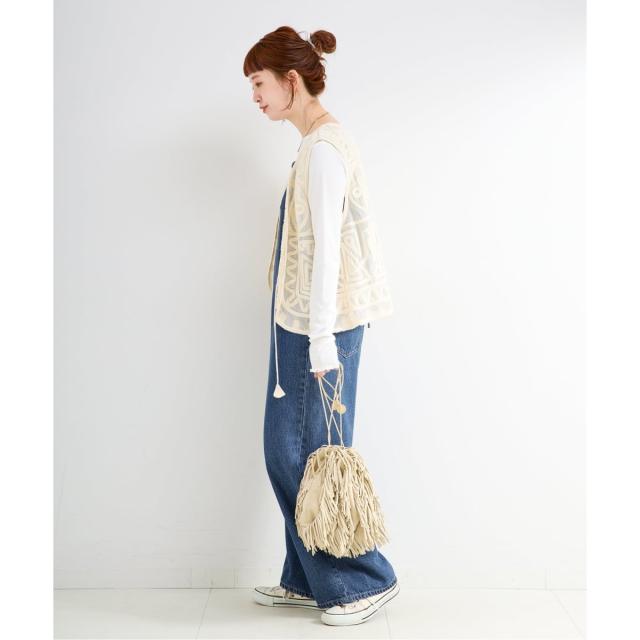 ベーセーストック（B．C STOCK）/《追加》ウォッシャブル / DU JOUR / デュ ジュール BK−BOW JEAN SALOPE_9