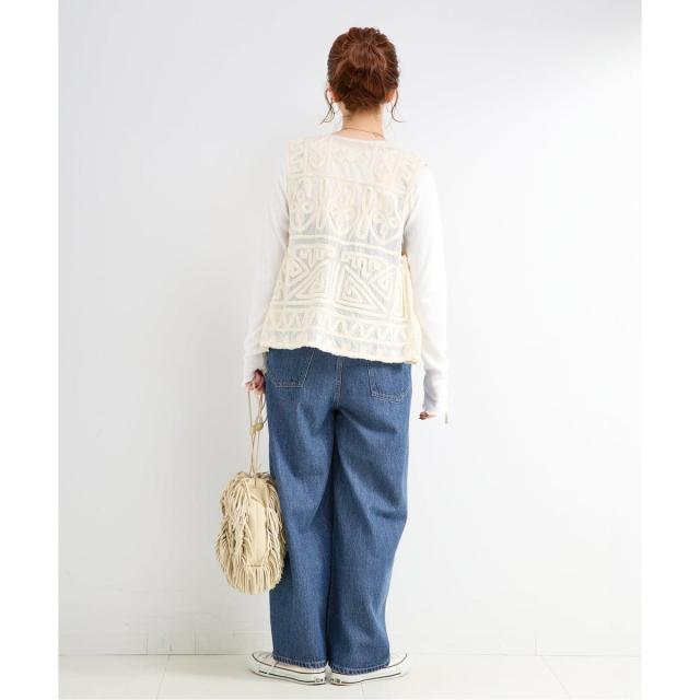 ベーセーストック（B．C STOCK）/《追加》ウォッシャブル / DU JOUR / デュ ジュール BK−BOW JEAN SALOPE_10