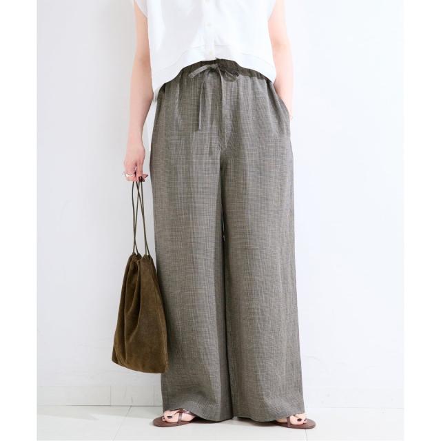 ベーセーストック（B．C STOCK）/手洗い可 / リネンブレンドストレートパンツ 7,524円